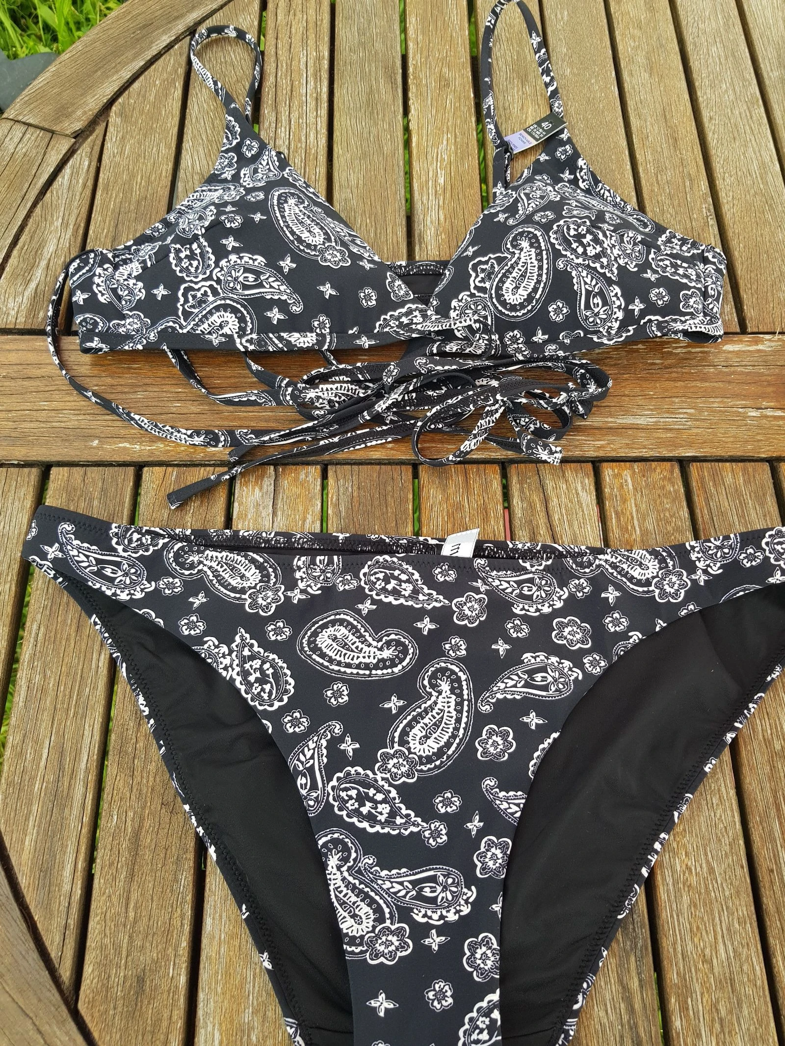 Bikini estampado paisley cachemir etam 40